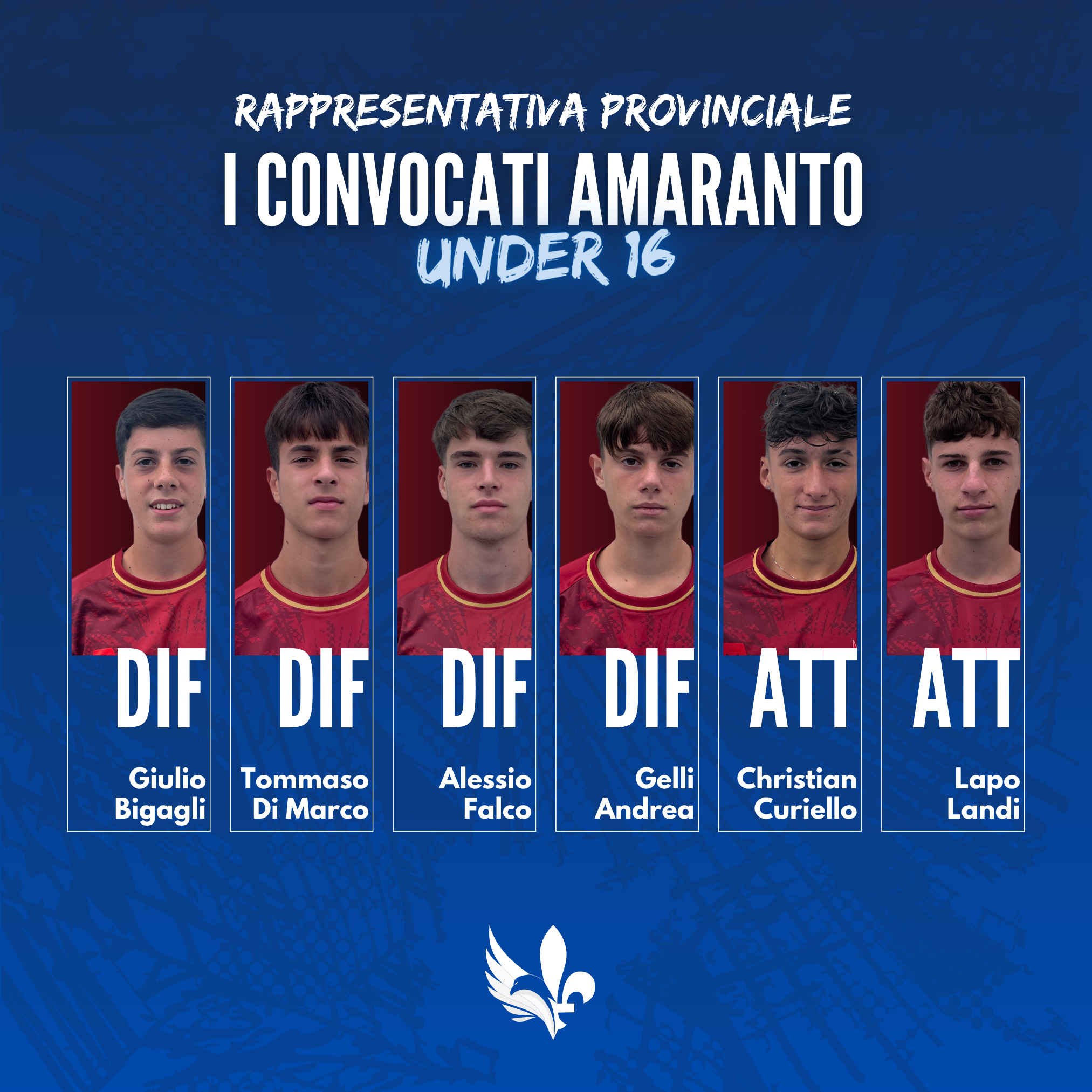 RAPPRESENTATIVA PROVINCIALE UNDER 16